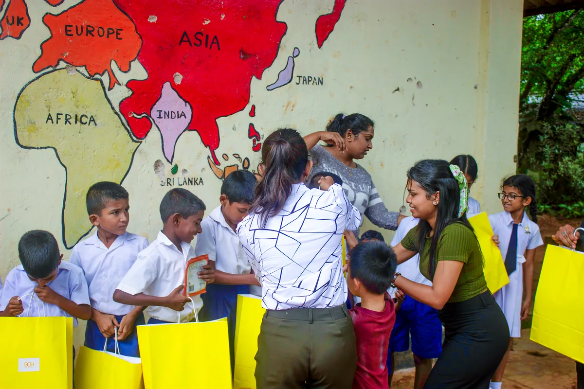 GCH joyful day students Kandy school Sri Lanka