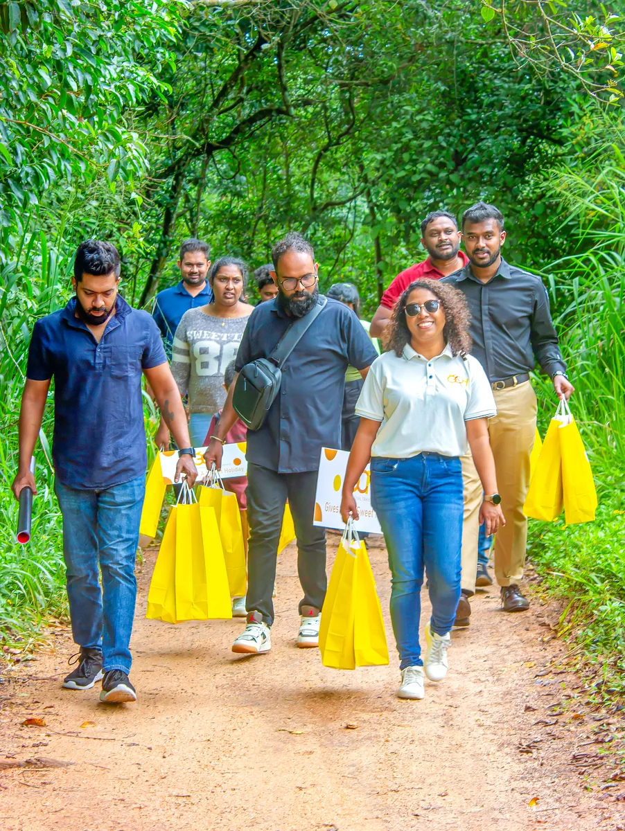 GCH young students portrait donation event Kandy