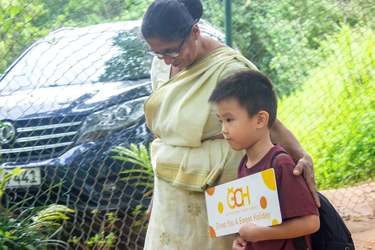 GCH international guests donation drive Kandy school