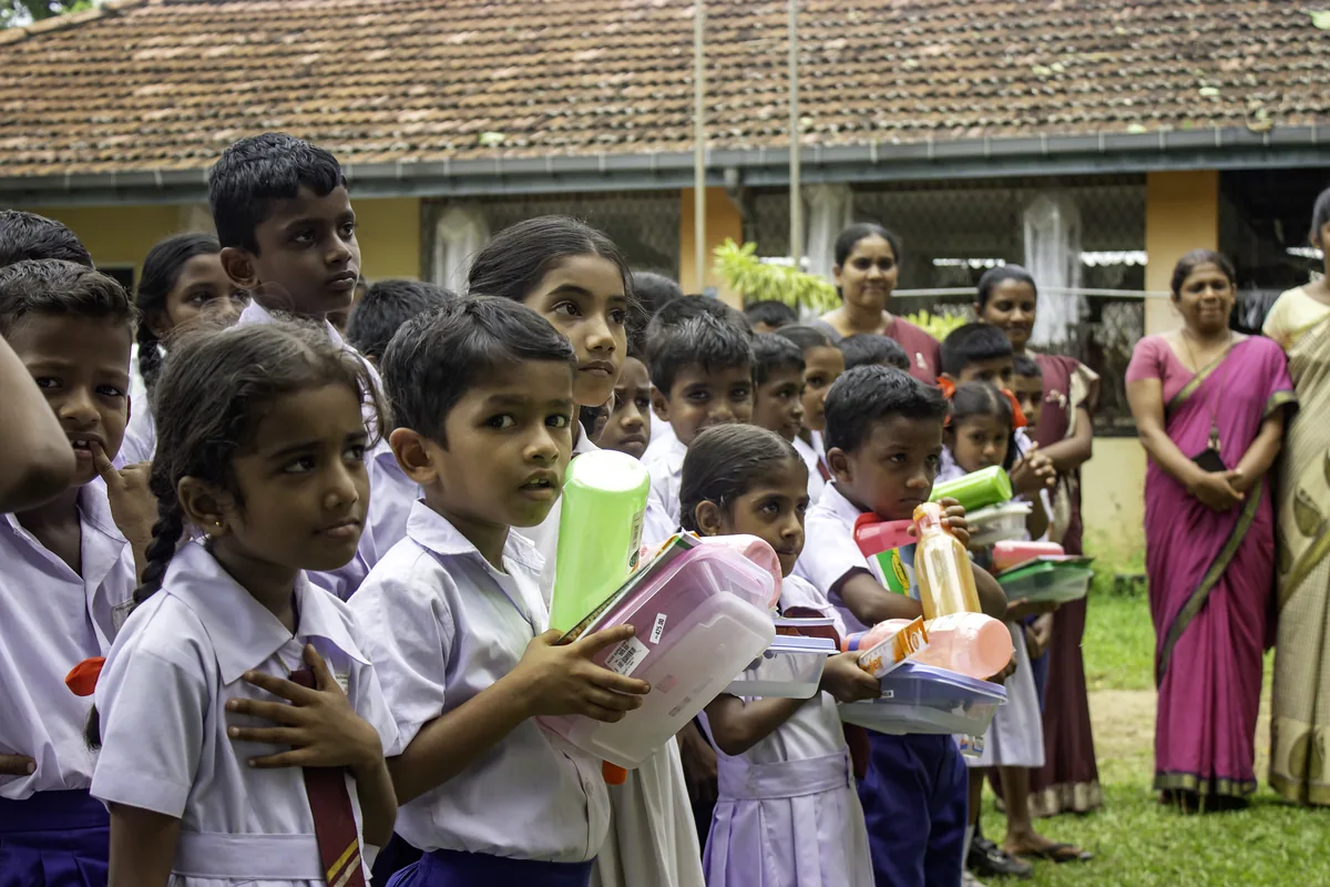GCH joyful moment Karandhagoda Vidyalaya school event