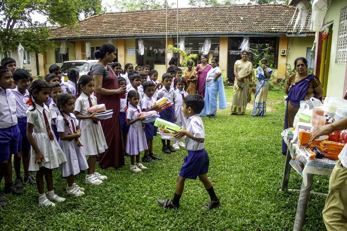 GCH memorable day students Karandhagoda Vidyalaya Sri Lanka