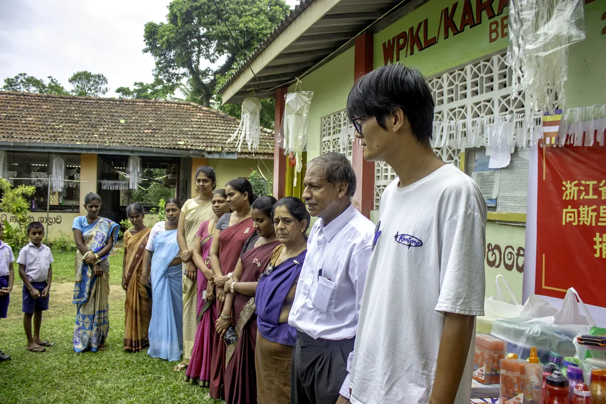 GCH children school grounds event Beruwala Sri Lanka